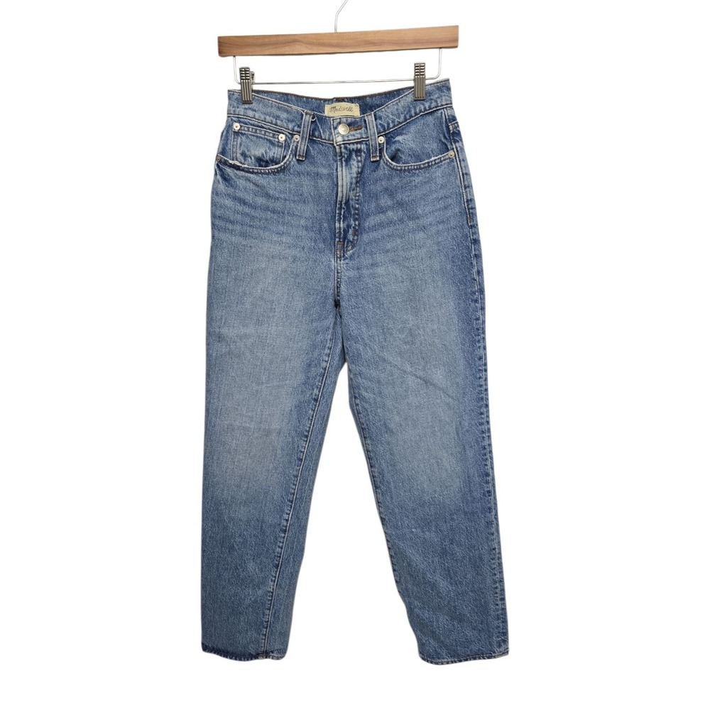 Madewell The Perfect Vintage Straight Jean Women's 25 Med Wash Denim Preppy